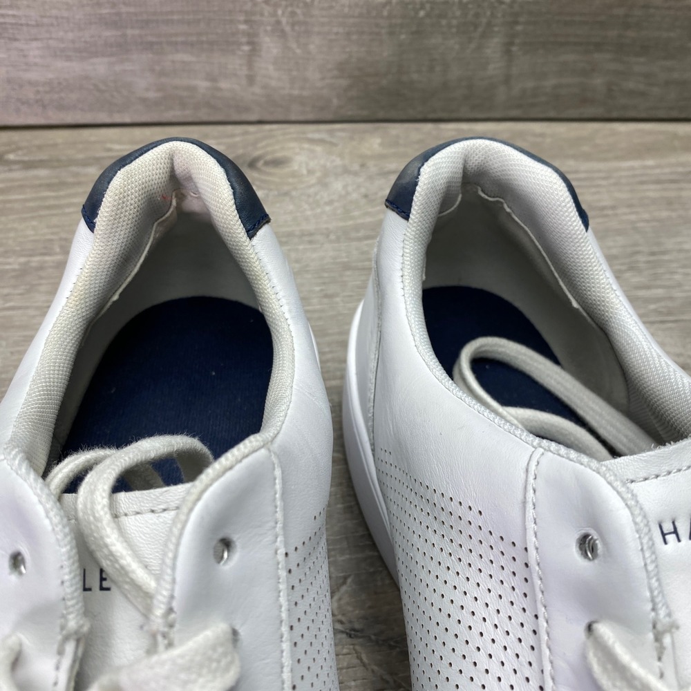 Cole Haan Shoes Grand Crosscourt Mens 11.5 White Leather Sneakers C33987 Navy - Picture 4 of 10